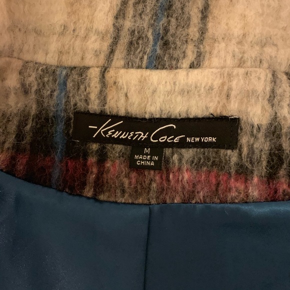 Kenneth Cole Plaid Coat - Picture 6 of 8